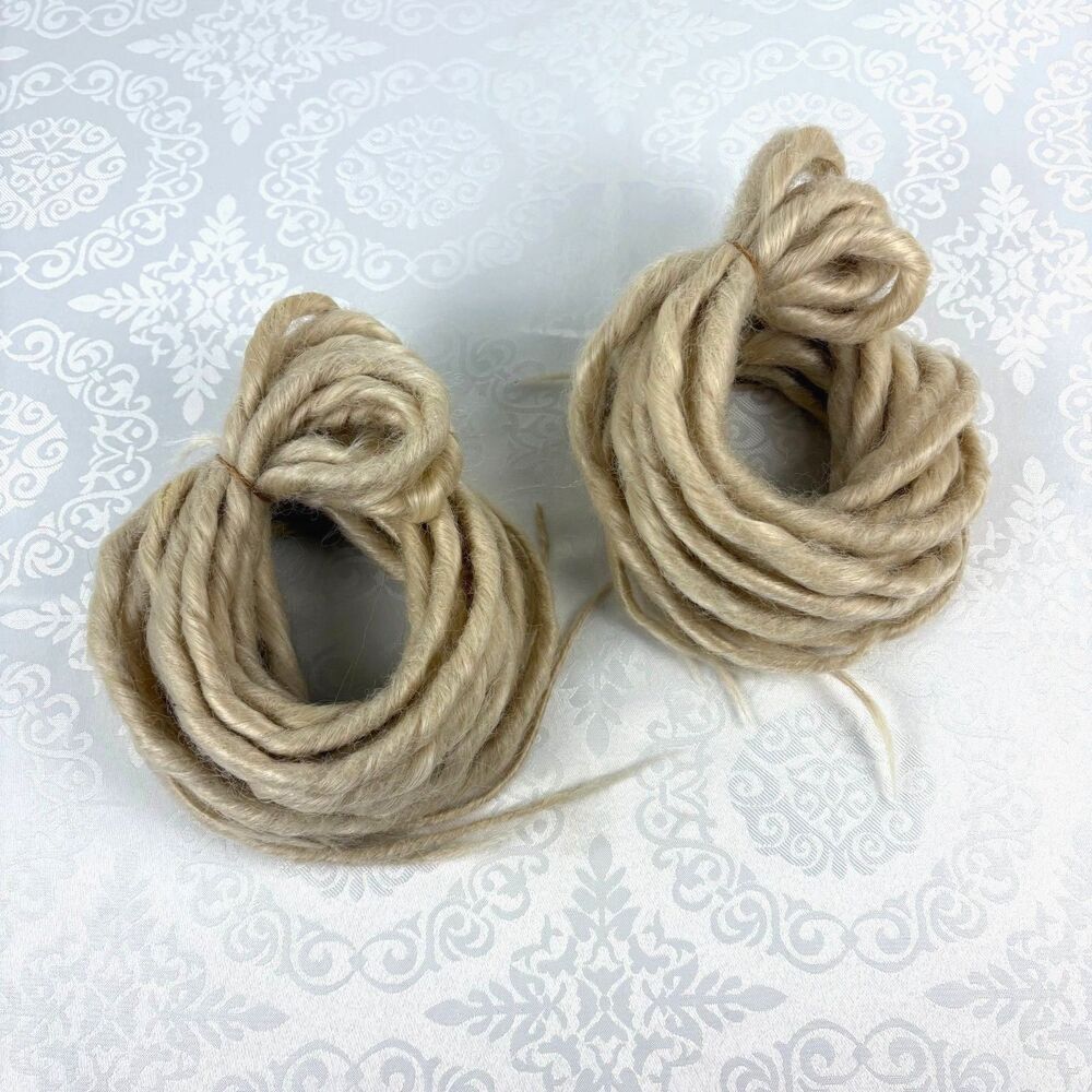 Dreadfull Hippie Dreadlock Extensions Platinum Blonde Set of 15 40" Length